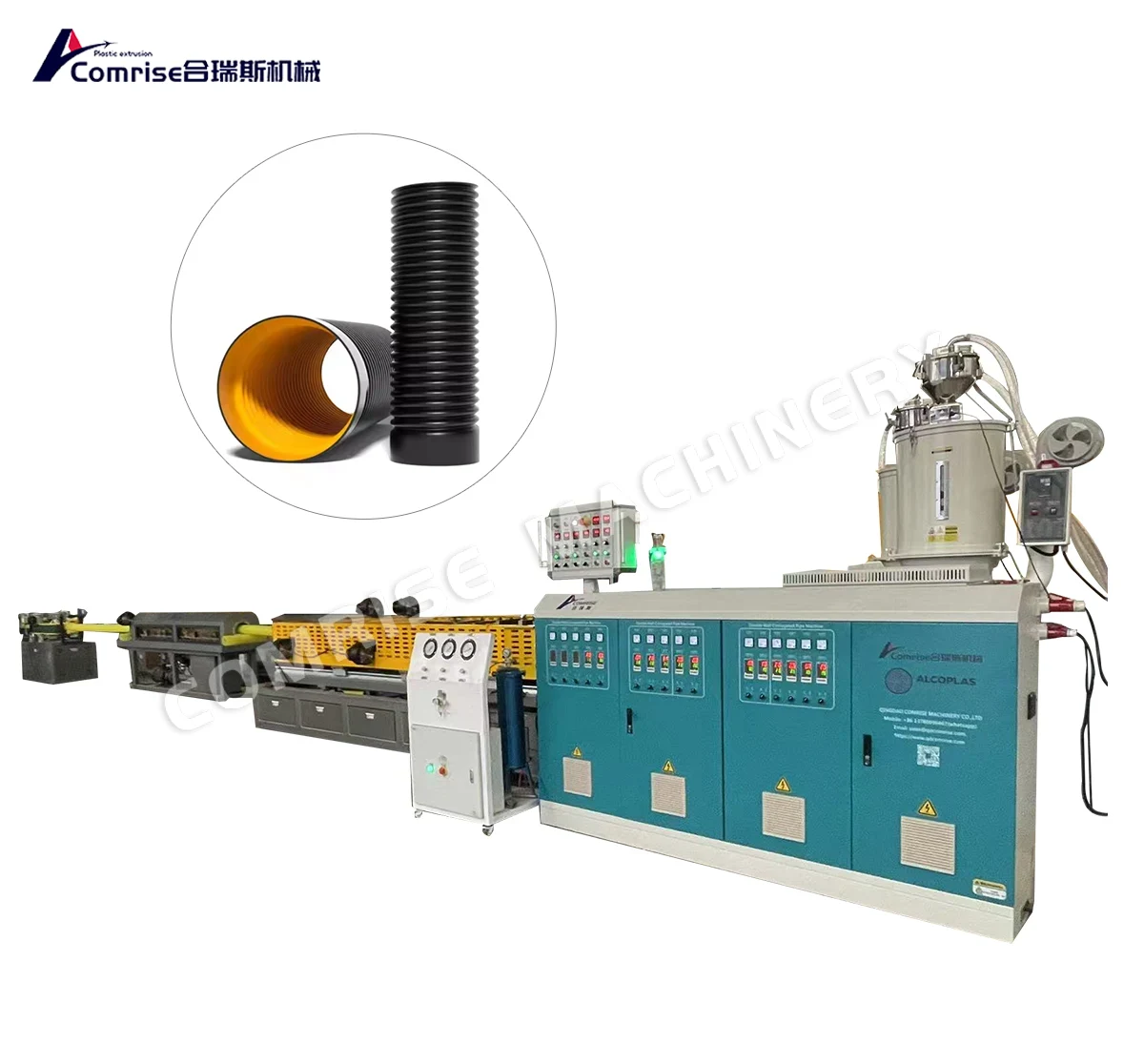 Dobleng pader corrugated pipe machine Dobleng pader corrugated pipe machine