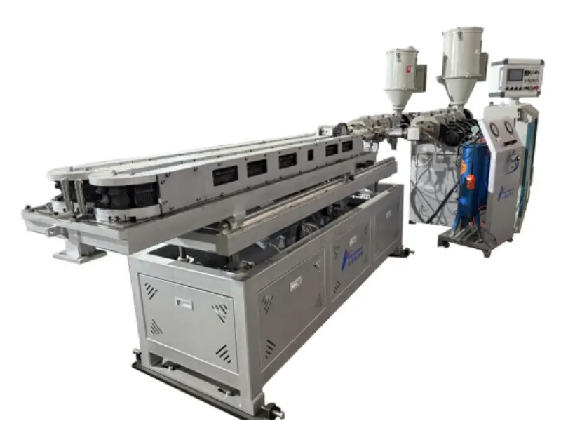 Bagong binuo na single at double wall corrugated pipe machine-isang makina, dalawang gamit Bagong binuo na single at double wall corrugated pipe machine-isang makina, dalawang gamit