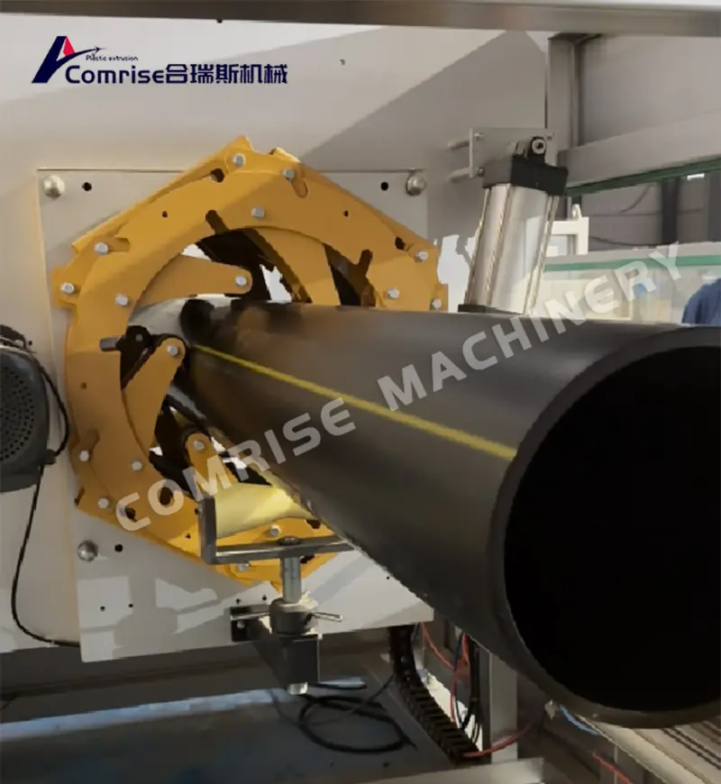 200-500mm HDPE pipe machine trial na natapos sa kasiyahan ng customer 200-500mm HDPE pipe machine trial na natapos sa kasiyahan ng customer