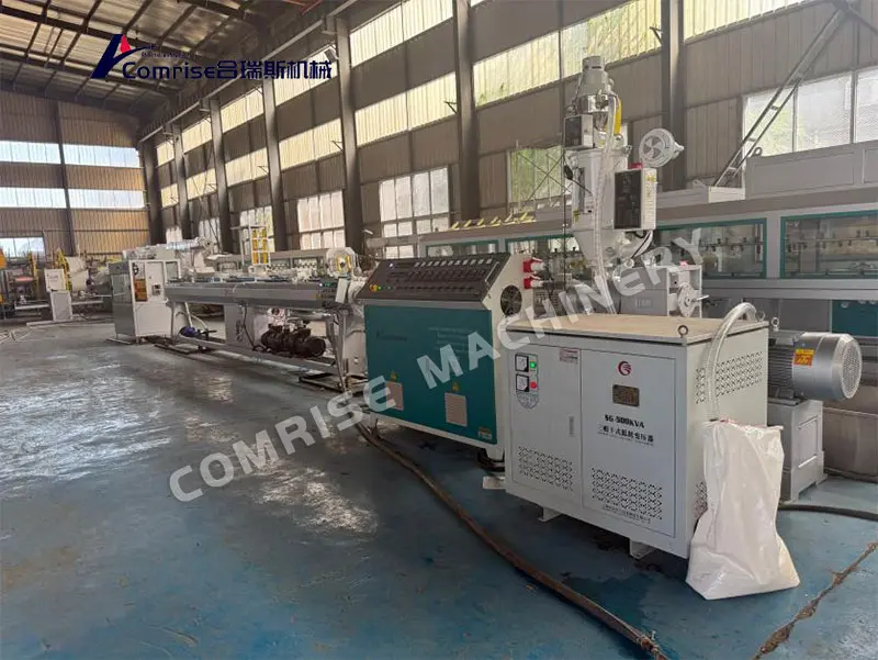 Nagsisimula ang Trial Run ng Comrise PE Irrigation Pipe Machine Nagsisimula ang Trial Run ng Comrise PE Irrigation Pipe Machine
