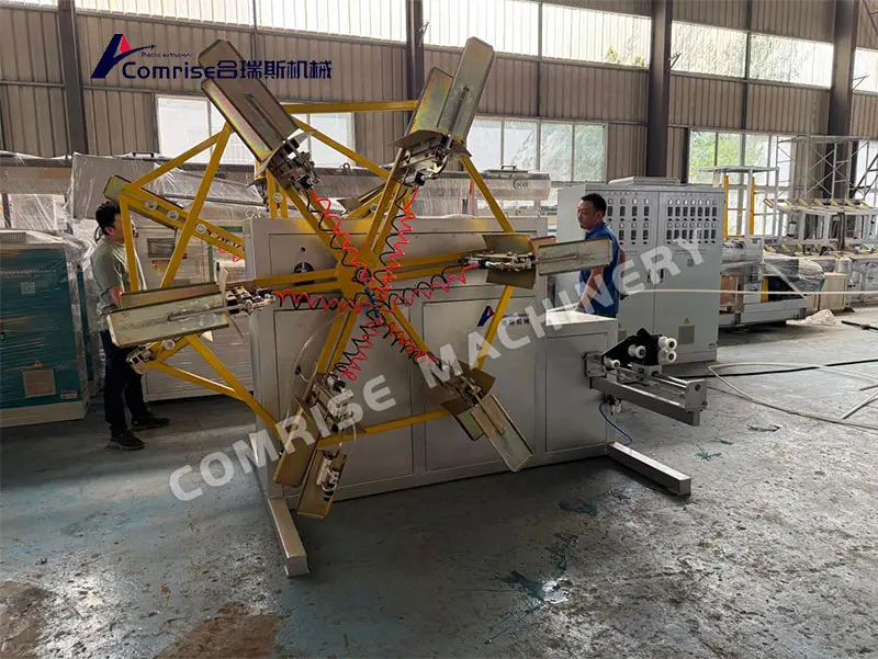 1/2inch-2inch HDPE Pipe Machine Testing Running, Kuntento ang Customer 1/2inch-2inch HDPE Pipe Machine Testing Running, Kuntento ang Customer