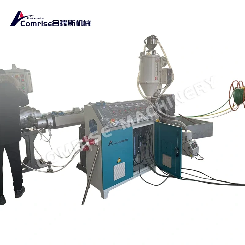 Ang carbon spiral reinforced corrugated pipe making machine Ang carbon spiral reinforced corrugated pipe making machine